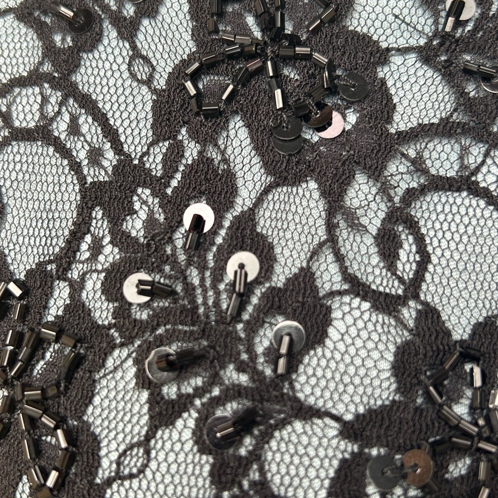 Adrianna Papell black lace dress size 8 - Picture 10 of 14